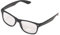 Miobo Sonnenbrillen Party Brillen 1980 style Retro Atzen Nerdbrille Hornbrille Sonnenbrille oder Klarglas Schwarz (Schwarz Klarglas)