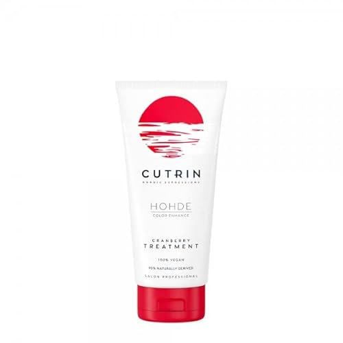 Cutrin Hohde Cranberry Toning Treatment 200ml Eine pigmentreiche Behandlung für rotes Haar, das Helligkeit und Glanz zwischen Farbbehandlungen erfrischt und aufrechterhält