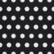 HEKO PANELS Oxford Wasserdichte Meterware Canvas-Stoff Polyester Zum Nähen Dekostoffe Wasserabweisend Blickdicht Gepunktet Schwarz Weiß 1 Meter 155 x 100 cm