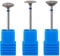 minkissy 3 Pcs Sanding Disc Nail Drill Bits Sanding Discs with Metal Nail Drill Bit Diamond Tipped Drill Bit Cuticle Nail Drill Bit Diamond Manicure Tool for Nail Salon