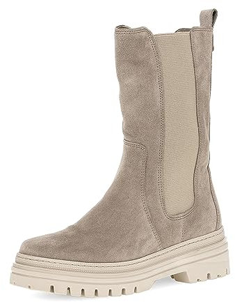 Gabor Damen Chelsea Boots, Frauen Stiefeletten,Wechselfußbett,Best Fitting,Schlupfstiefel,Winterstiefeletten,Desert (Panna),36 EU / 3.5 UK
