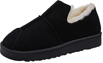 Damen Stiefeletten Elegant Chelsea Boot mit Blockabsatz Comfort Pure Farbe Frauen Ankle Boots Bootie Herbst Winter Stiefel Worker Boots Schneestiefel Damen Schuhe Stiefelette Knöchel Schuhe a404