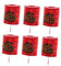 OSALADI 6st Neujahrslaternen Traditionelle Chinesische Laterne Herbstdeko Im Freien Rote Chinesische Laternen Chinesische Papierlaternen Chinesische Laternen Im Freien Partybedarf Draussen