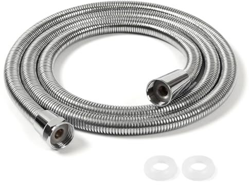 Dachiy Flessibile Doccia 150 cm, Flessibile Doccia In Crittografia a prova di esplosione Acciaio Inossidabile, Flessibile Doccia Con Guarnizione, Adatto a Interfaccia Universale Standard (G1/2)