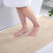 Homaxy Chenille Badezimmerteppich rutschfeste Badematte Waschbar Badteppich Weich Badvorleger Saugfähige Duschvorleger für Badezimmer - 40x120 cm, Beige