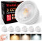 YindaLux 6er Set 3CCT LED Modul 230V - Ultra Flach ø50*23mm für Einbaustrahler - 5W 500LM 38° Abstrahlwinkel - 3000K/4000K/6000K Dimmbar - Ersetzt GU10 MR16 Leuchtmittel - IP44 Wasserdicht