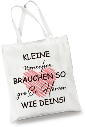 BOYATONG Abschiedsgeschenk Erzieherin, Stofftasch Geschenke für Erzieherin, Danke Erzieherin Abschied