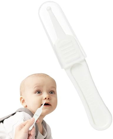 Pinzette per naso per bambini, Pinza per la pulizia del naso per il bambino, Clip per la pulizia del naso testa rotonda, Strumento per la pulizia del naso delle orecchie del bambino, Pinze portatili