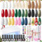 COSCELIA Kit Semipermanente Unghie, Kit Unghie Gel Completo 10 Colori e Lampada per Unghie con Base Top Coat Adesivi Nail Art Strumenti Manicure Completi Regali per Donne