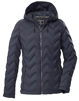 killtec Damen Steppjacke/Funktionsjacke in Daunenoptik mit Kapuze KOW 23 WMN QLTD JCKT, nachtblau, 50, 43305-000