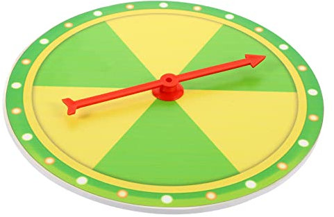 HAWILLOSCH 1 Stück Pinning Schalter-Controller Zubehör Spinnen kleines Rad spaß evengers The Match Decor Mini- Gewinnspielrad Sich drehendes Preisrad PVC Green