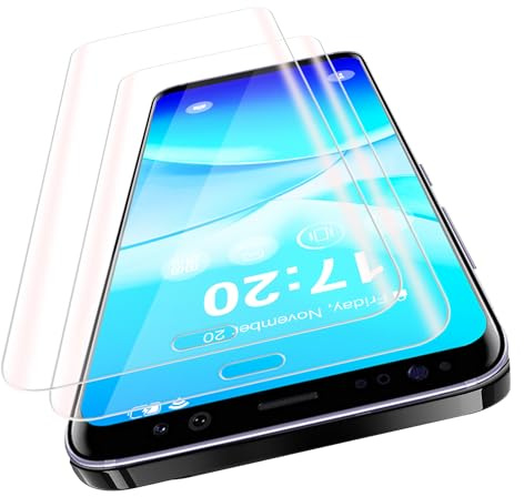 VideoSecu 2 Stück für Panzerglas für Samsung Galaxy S8 Schutzfolie, 9H Härte HD Blasenfreie Gehärtetes Glas Displayschutzfolie Touchgenauigkeit, Kratzfest, Ölfrei, Vollständige Abdeckung