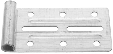 Charnière de Porte de Garage Supérieure en Fer, Support Robuste Argenté | Pièce de Remplacement, Compatibilité Large pour Panneau, Installation Simple, Quincaillerie Solide