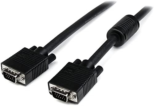 StarTech.com 30ft VGA Cable VGA 9,1 m VGA (D-Sub) Negro - Cables VGA (9,1 m, VGA (D-Sub), VGA (D-Sub), Negro, Níquel, Cloruro de polivinilo (PVC))