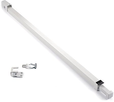 Sécurité Idéale Inc. Sk110 W Barre de sécurité de porte de patio, Blanc., SK110W