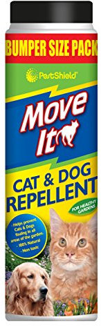 3 x PestShield Move It Cat & Dog Garden Repellent Non Toxic 100% Natural 600g