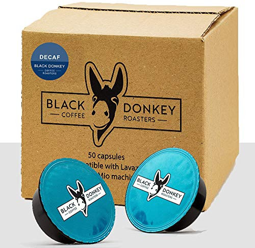 Black Donkey - 50 Capsules Compatible with Lavazza® A Modo Mio®* Machines | DECAF