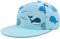 SEYUFN Kinder Baseballmütze Baby Mädchen Jungen Kappe Cap Baseballkappe mit Flacher Krempe für Kinder Jungen Sport Hut mit Cartoon-Muster Mädchen (Wal, 2-4 Jahre(52cm))