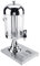 Distributeurs de boissons, machine à jus de fruits 8L en acier inoxydable avec bacs de récupération, colonne centrale et baril de jus séparés, distributeur de boissons simple (argent à tête unique)