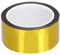 Rebower Metallisiertes Polyester Folien Band Dekoratives Klebeband Spiegel Klebe Band [für Zierleisten DIY Grafik Kunst Zubehör] - 1.57 x 55 Yards/Goldton / 1 Stk