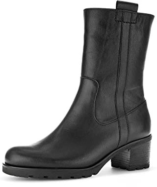 Gabor Damen Klassische Stiefeletten, Frauen Boots,Moderate Mehrweite (G),Lammfell,warm,gefüttert,Boots,Stiefel,schwarz,37.5 EU / 4.5 UK