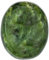 Amazing Gemstone Cristales de jade verde nefrita y piedras curativas – Piedra de cristal grande de palma – Cristal para buena suerte, energía positiva, meditación, relleno de calcetines únicos