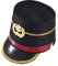 GRONGU Wachhut Halloween Party Drum Majors Hut für Erwachsene Vintage Drum Majors Hut mit großer Feder zum Fotografieren Mittelalter Hut für Männer Mittelalter Hüte für Frauen Mittelalter Hut mit