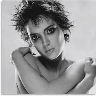 The Actress Winona Ryder Poster (20) Leinwand-Kunstposter und Wandkunstdruck, moderne Familiendekoration