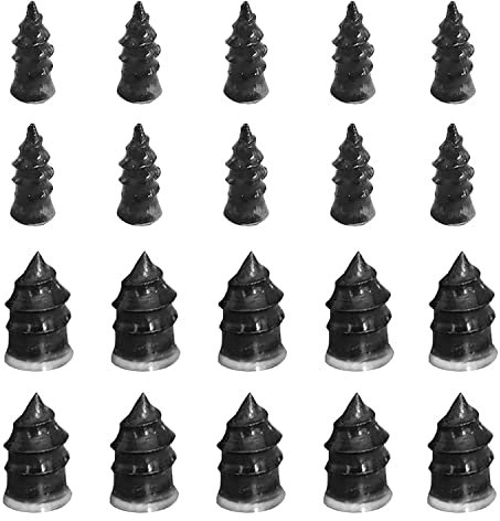 JONMON Reifenreparaturnägel, 2 Größen, selbstschneidende Schrauben, Dübel, 20 Stück, Auto-Reifen-Gummi, Vakuum-Pannen, Selbstbedienung, schnelles Reparatur-Set für Auto, Motorrad, ATV, LKW, Traktor