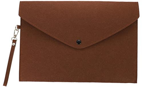 NAMOARLY Dokumententasche Tragbarer Umschlagordner Filz Dateiaufbewahrungsbeutel Büro Dokument Organizer Aktentasche