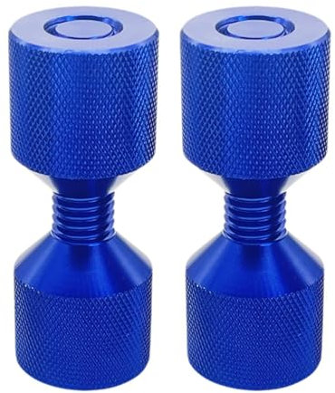 Ronyme 2 Pieces Flange Two Hole Pin Two Hole Alignment Pins Lightweight Construction Accessories O.D 1-1/8 1-1/8 Two Hole Pins Set, Blue