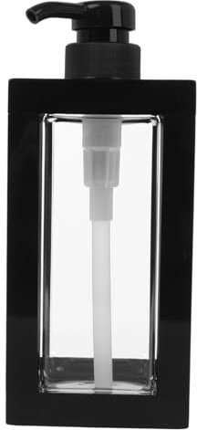 BUGUUYO Botella De Champú Con Bomba Transparente De Gran Capacidad 750 Ml Dispensador De Loción Resistente a Fugas Multifuncional Para Baño Gel De Ducha y Jabón De Manos