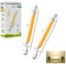 R7S LED 78mm Dimmbar Lampen, 10W LED COB Glühbirne Naturweiß 4000K, 1000LM, R7S 118mm Lampen Ersatz für 100W Halogen Leuchtmittel, Kein Flackern, 360°Abstrahlwinkel, 2PCS