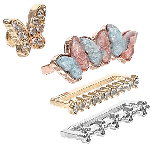 DOITOOL 4piezas Anillo Decorativo Para Correa De Reloj Accesorio Para Pulseras De Smartwatch Charm De Estilo Único Y Diseño Elegante Compatible Con Correas De Reloj Inteligente