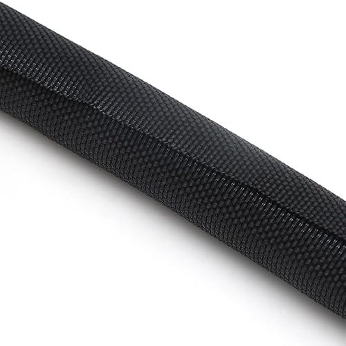 Cable Sleeves,Wire Sleeve 1/2/5m Self Closing PET Expandable Braided Sleeve Insulated Wrap Self Close Sleeved Cable Protecter Self-Closed Cable Organiser(Black,3.0MM_5 METERS)