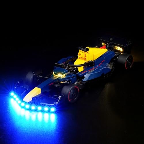 LED-Licht-Set für Lego Speed Champions Oracle Red Bull Racing RB20 F1 Racing car, Beleuchtungsset Geschenk für Motorsport- und Rennwagen-Fans 77243(Keine Modelle, nur Licht-Set)
