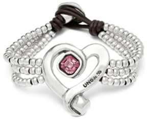 Uno de 50 Bracelet Femme Ser Expresiva Exc Longueur 15,7 cm PUL2543RSAMTL0M, Medium, Argent sterling, No Gemstone