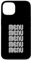 Menü Hülle für iPhone 13