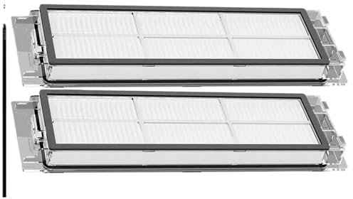 Filtro HEPA compatibile con Roborock S5 S50 S6 S55 S5 Max S6 MaxV S6 Pure Q5, ricambio for aspirapolvere lavabile.