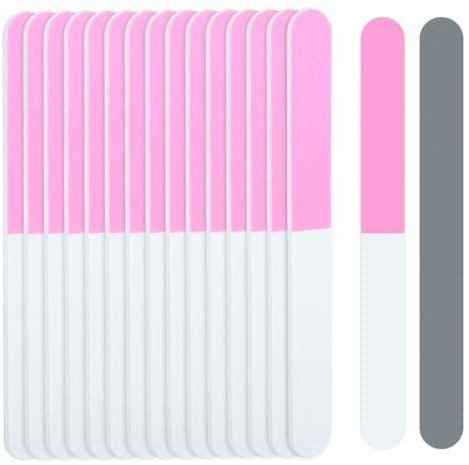 30 Pcs Nail Buffer Blocks, 3 Sided Nail Files and Buffers Set, 600/1200/3000