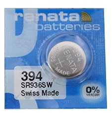 Renata Renata Watch Battery Swiss 394 or SR936SW or AG9 1.5V (1 x 394 or SR 936 SW)