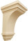 Ekena CORW03X03X06JEMA 3 1/2 3 3/4 Mini Jefferson Wood Corbel, Maple, 3.5-in. W x 3.75-in. D x 6-in. H