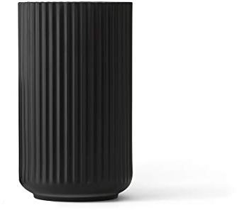Lyngby Porcelæn Vase H12.5 cm Lyngby Designklassiker Zeitloses Design, schwarz
