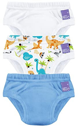 Bambino Mio, revolutionäre wiederverwendbare Töpfchen-Trainingshose für Jungen und Mädchen, 3er-Packung, Junge Mixed Dino ,2-3 Jahre