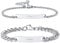 VNOX 2pcs Customizable Bracelets Couple Link Bracelets Personalized Engraved Couple Bracelets BFF Brother Sisters Bracelets Family Bracelets