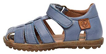 NATURINO SEE-Sandalias de piel semicerradas, Celeste 29