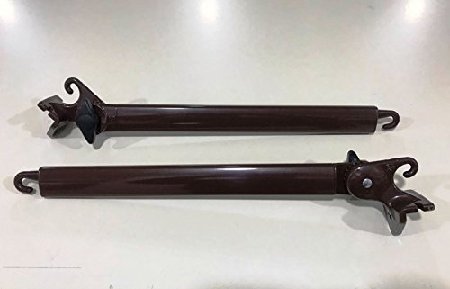 Braccetti per Tenda da Sole a Caduta da 50 cm e da 70 cm, in vari colori. 1 Coppia (Marrone 8017 da 70 cm)