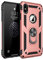 BestST iPhone Xs Max Case, [Rugged Armor] Dual Layer Ultimate Rugged Anti fingerprint Anti Shock Dual Layer Full Body Protective Armor Case for Apple iPhone Xs Max(Rose-Goold)