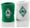 SV Werder Bremen Schweißband 2er Set, Pulswärmer, Wristband - Plus Lesezeichen I Love Bremen