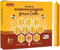 BRUBAKER 200er Pack Baumkerzen 100% Bienenwachs Weihnachtskerzen Pyramidenkerzen Christbaumkerzen Honig-Gelb
